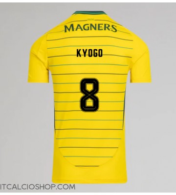Celtic Kyogo Furuhashi #8 Seconda Maglia 2024-25 Manica Corta